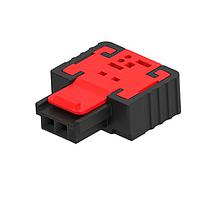 ERNI - TE Connectivity 394441-E ຮອງສະໜອງສາຍແລະຮອງສາຍ 2-PIN, ຜູ້ຍິງ, IDC22POS.ຕົວຕົນກົງ