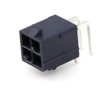 Molex 172448-0004 Power to the Board MiniFitJr RA DR/Pegs Tin Glow Wire 4Ckt