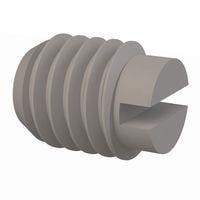 Essentra Components 011032S018 ຊຸດສະກຣູ Set Screw, ຫົວສະກຣູມີລາຍສະແດງ, ການດັບເກີນ #10-32, ຄວາມຍາວ 3/16