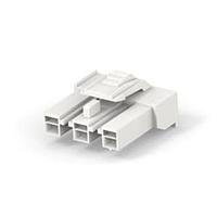 AMP Connectors - TE Connectivity 3-178842-1 ຮອງສະໜອງແລະຮອງສາຍໄຟ AMP U/P SGL ROW PLUG HSG 3P
