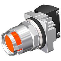 SIEMENS 52PM8G8K ປຸ່ມກົດ PB, CHROME, MOM, ປຸ່ມສີສົດ, ກະຕ່າຍ, 2POS, 1NO