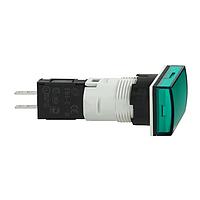 SCHNEIDER XB6DV3GB ໄຟສະແດງ Pilot Light Rect Green LED 120vac
