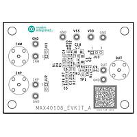 Analog Devices MAX40108EVKIT# Operational Amplifiers EVKit ສຳລັບ 1V - 3.6V Low Voltage Precision