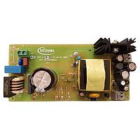 Infineon DEMO5QR0680AG42W1TOBO1 ຕົວຄວບຄຸມດ້ານຕົ້ນ/ດ້ານທີ່ສອງ AC/DC - Flyback ແຜງສະແດງ DEMO_5QR0680AG_42W1 ດຳເນີນງານໃນຂະໜາດກວ້າງຂອງການປ້ອນຂໍ້ມູນ ພັດທະນາສໍາລັບການນຳໃຊ້ SMPS ອອຟລາຍ ແຜງນີ້ມີຄຸນສົມບັດ ICE5QR0680AG PWM Quasi Resonant Flyback CoolSET ໃໝ່ທີ່ມີ MOSFET ລວມ 800V ໃນຊຸດ DSO-12.