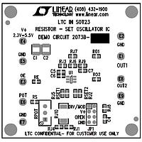 Analog Devices DC2073B-I ບອດທົດລອງ Clock Oscillator LTC6907