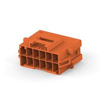 AMP Connectors - TE Connectivity 6-2232264-6 ຮອດເດີແລະຮາກສາຍສະບັບ PTL 2X6 CAP PANEL MT GLW WIRE KEY B BRO