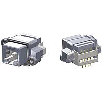 Amphenol Commercial Products MRJR-3340-01 Modular Epoxy Free IP67 RJ11 ມຸມຂວາ 4C6P