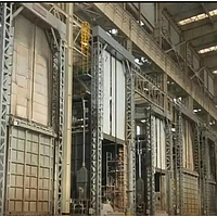 Wondery RT2Q-320-10 Gas Fired Industrial Car Bottom Furnace, Bogie Hearth Furnace (1050℃)