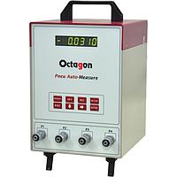 Octagon Pneu Auto measure ຈໍສະແດງຜົນການວັດແທກອາກາດຫຼາຍຊ່ອງ (3/4 CH)