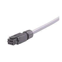 HARTING 33500300201020 ການປະກອບສາຍເຄັບຮູບສະແກນ Han 1A 3+PE IP65 ສາຍເຄັບສິ່ງດຽວ, ບໍ່ມີການປົກຄຸມ, ຜູ້ຍິງ, ຮູບແບບການກົດເຂົ້າ, 4x14AWG, PVC ສີເຫຼືອງ, 2.0m
