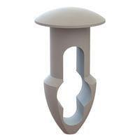 Essentra Components 27KY1870250 ກະແຈລູກສອນ Keyhole Rivet, ຮ່ອງ .187, ຄວາມຫນາແຜ່ນ .250