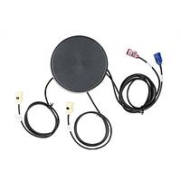 Quectel YB0026AA ຊຸດອະນຕີນາພາພາຍນອກ, LTE: 700-2700 MHz; Wi-Fi: 2400-5850 MHz; GNSS: 1561 MHz/1575.42 MHz/1602 MHz, LTE&GNSS&Wi-Fi1&Wi-Fi2, ການປະສົມ, 1.5DSL=1000, GNSS:FAKRA_CLTE:FAKRA_DWi-Fi1:FAKRA_IWi-Fi2:FAKRA_I, ນຸ່ມສອງ, F 120 43