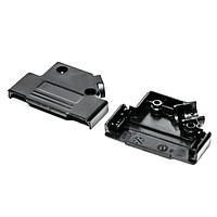 NorComp 971-025-010R011 ປົກກັນການຕື່ນ Strain Relief Backshell 25P 45 DEGREE ພລາສຕິກສີດຳ