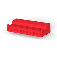 AMP Connectors - TE Connectivity 4-643813-1 ຮູງຮັບ Receptacle 11P C/E 22AWG ມີແທບ W/RED STRIPE