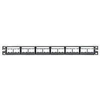 Panduit CPPL24WBLY ກະເປົາສາຍໄຟຟ້າ & ທາງຜ່ານສາຍ Patch Panel 24 Port Mod 6Pack B