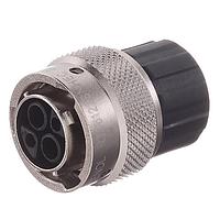 Amphenol SINE Systems RT06122SNHEC ປຸກຕໍ່ຕ່າງ, 4 (2+2) ຕຳແໜ່ງ, ຜູ້ຍິງ, ຂະໜາດປົກ 12, ແລະຝາປິດສິ້ນດ້ວຍການປິດສາຍແຕ່ລະສາຍ