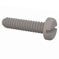 Essentra Components 010436P050 Pan Slotted Pan Slotted ສະກູ, ເກລียว #4-36, ຍາວ 1/2