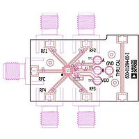 Analog Devices EV1HMC7992LP3D ບົດປະຕິບັດການປຽບທຽບບອດສະຫຼຸບ RF
