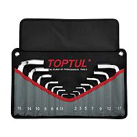 TOPTUL GPAQ1401 ປະເພດສັ້ນ Hex Key Wrench Set (14 pcs)
