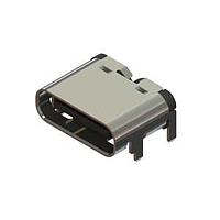 EDAC 698A106-162-211 ຕົວເຊື່ອມ USB Type C 6 ຂາ USB Type-C 5 " ການຄຸງຊັບ Au ມຸມຂວາ SMT LCP ຕົວປ້ອງກັນສີດຳ