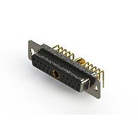 EDAC 630-21W1240-3N1 ຕູ້ຕິດຕໍ່ D-Sub ປະສົມມຸມຂວາ ຕູ້ຕິດຕໍ່ພະລັງງານ Combo D-Sub