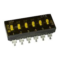 CTS Electronic Components 219-6MST ສະຫນັບສະຫນູນ DIP SPST 6 ສ່ວນຂອງສະຫນັບສະຫນູນ