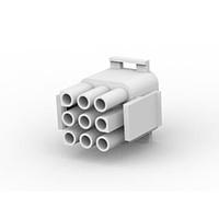 AMP Connectors - TE Connectivity 1586844-1 ຕູ້ແບບຖົງແລະປະຕູກເຊື່ອມຕໍ່ 09P UMNL PLUG HSG NATL GW