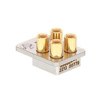 Raychem - TE Connectivity 1996884-1 ອຸປະກອນເສີມ 4POS RF MOD VITA67.1 BACKPLN SMPM