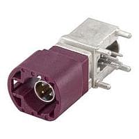 Rosenberger D4S20G-400A5-D ຕູ້ເຊື່ອມ PCB ມຸມຂວາ ປລັກ PCB ມີກະແປງ T&R Bviolet