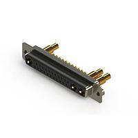 EDAC 628-25W3622-7T2 ຕົວເຊື່ອມຕໍ່ Mixed Contact D-Sub Connectors Vertical Combo Dsub
