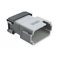 Amphenol SINE Systems AT16-15PE-EK02 ຕົວເຊື່ອມຕໍ່ 15 ຕໍ່ຕຳແໜ່ງ, ກົດ, ກະທົບ E, ຝາສຸດ, ການປິດກະທົບຂະໜາດຫຼຸດ, ສີເທົາ