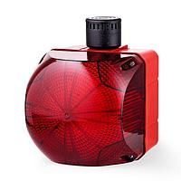 Auer Signal 876262405 ເຄື່ອງສະແດງແບບເລດທີ່ສະຫງວນ / ແສງກະຕຸ້ນພ້ອມຕິດຕັ້ງສັນຍານສຽງ QSM LED steady/flashing beacon with buzzer indicator 24 V AC/DC ແດງ