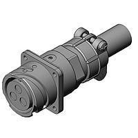 JAE Electronics JK06NH03SN2-F0 ຕົວເຊື່ອມຕໍ່ Circular MIL Spec 3 ຕຳແໜ່ງ ຕິດຕູ້, ຮັບສະຫນອງ, ຕິດຕໍ່ Socket, N