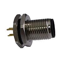 Stewart Connector SS-12000-003 ຕູ້ຕໍ່ M12 A-Code ຊາຍຜູ້ຊາຍ ຕິດຕັ້ງຫຼັງແຜ່ນ 4 ຕິດຕໍ່ ເຂົ້າຫຼັກ PCB ບວກບວກ