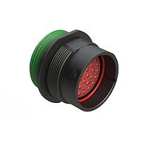 Amphenol SINE Systems AHDP04-24-33PN-WTA ປຸ່ມຮັບສະຫນາມ DURAMATE RECPT-SIZE 24, ເປັນພລາສຕິກ