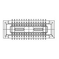 Hirose Electric DF40TC(3.0)-30DS-0.4V(58) ບອດຕິດບອດ BOARD TO FPC CONN, RCPT, 30POS