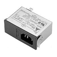 Delta Electronics, Inc. 03AR1 ໜ່ວຍເຂົ້າພະລັງ AC ໜ່ວຍເຂົ້າພະລັງ EMI Filter, ເທົ່າກັນ, 250VAC, 3A, ຕິດຕັ້ງດ້ວຍ Snap-In, N/A-Lug
