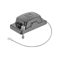 HARTING 09405065411 ຝາຄຸ້ມອຸປະກອນ Hoods 6B HPR Compact Bulkhead Housing Cover, ມີສາຍກຸ່ມ