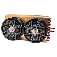 Advanced Thermal Solutions ATS-HE23-C2-R0 ຕົວແປອາກາດຄວາມຮ້ອນນ້ຳເປັນອາກາດ ມີພັນ 2 ຕົວ 12VDC, ທູບເປັນຟິນ, ນ້ຳເປັນອາກາດ, 444x228x63mm (ຍxກxສ)