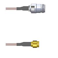 Amphenol Custom Cable Q-1V03C000R084i ສາຍສັນຍານ RF N-SJ/SMA-SP G316D 84I