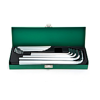 SATA 09143 ຊຸດກະແຈຫົກຫຼ່ຽມຍາວ 14 ຊິ້ນ (1.5-17mm)