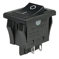 NKK Switches JWMW21RA2A ສະຫນັບສະຫນູນ Rocker DPST TV5 RATED BLACK CAP VRT MRK PNL SEA