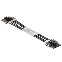 Molex 145130-0600 ການປະກອບສາຍສະເພາະ Nano-Fit 75mm Cbl SR 6Ckt ສີດຳ