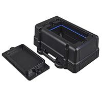 New Age Enclosures S3L-452715-BW ຕິດຜົນກັບຜະລິດຕະພັນອຸດສາຫະກຳ BW 4.5 x 2.7 x 1.5 ນິດ - ສີດຳ