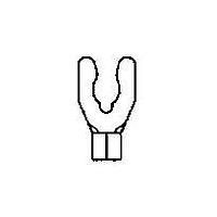 AMP Connectors - TE Connectivity 53126-2 (Cut Strip) ສະເພດ N/I-FORK 12-10 ຕັດລອດ 100