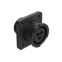 Amphenol SINE Systems FLS012N3S03-PM ຕົວເຊື່ອມ 3 POS SQUARE FLANGE RECEPT
