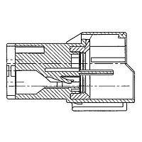Yazaki 7222623440 ຕົວເຊື່ອມຕໍ່ CONN 3P 250 X LT GRY