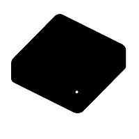 Diptronics KTSC-21K ຝາສີ່ແກ້ວ 12X12 SQ BLK CAP