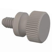 Essentra Components 090440018T ກຸມສະກຣູບມີລູດ Knurled Thumb Screw, #4-40 Thread, 3/16 Lg