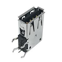 Kycon KUSBX-SLAS1N-B30 ຕົວເຊື່ອມ USB Type A A TYPE SLIM BLK 30u SOCKET